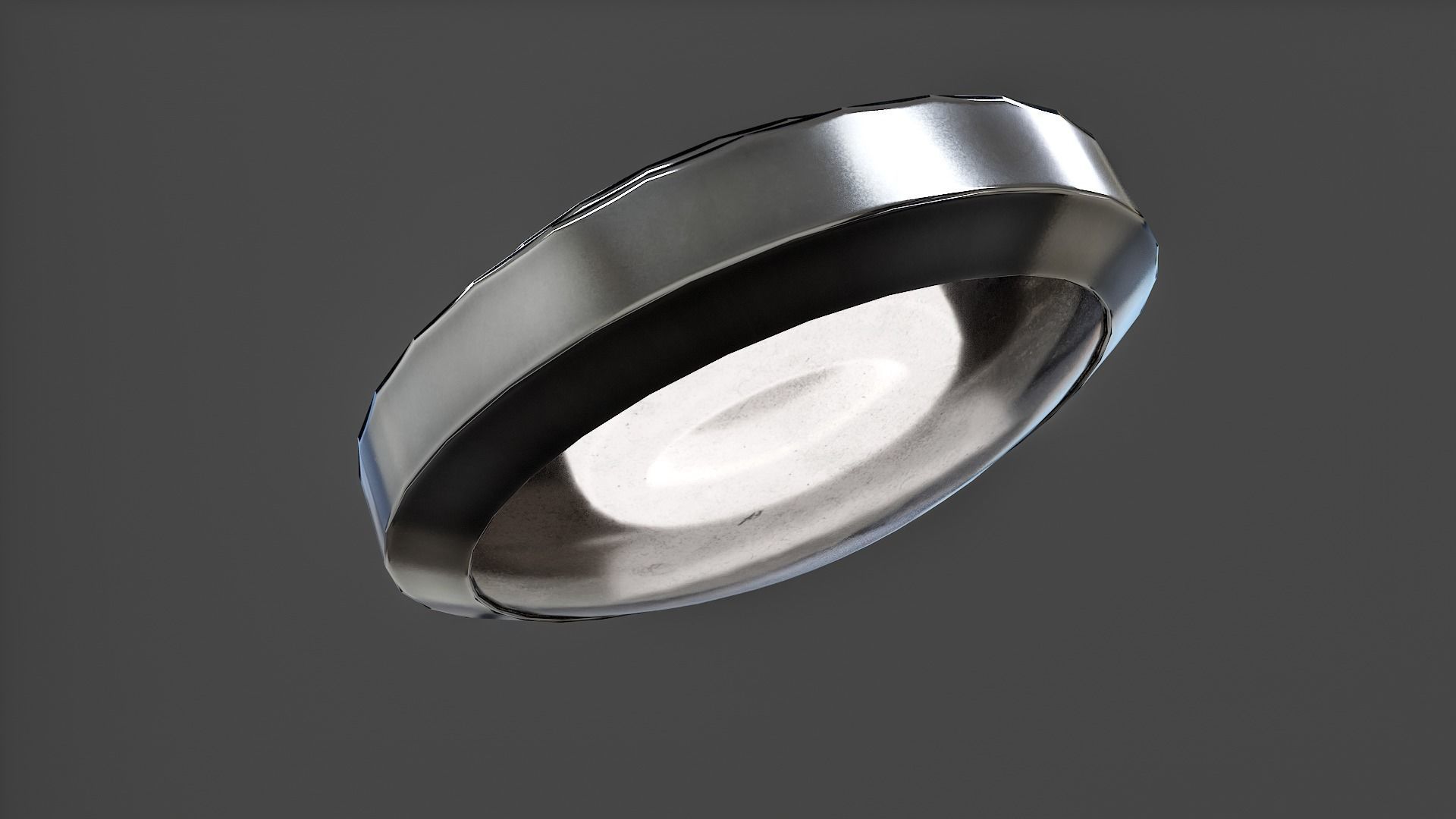 Bathroom Ceiling Light V02 - Low Poly Low-poly 3D model_47