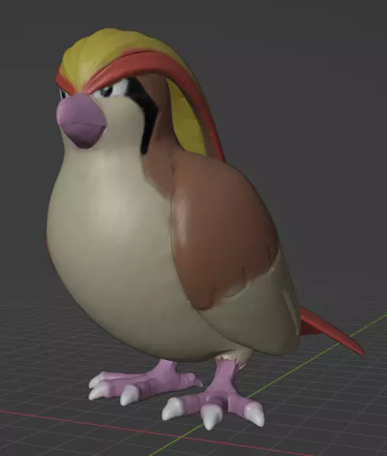 Pidgeot  3D print model_0