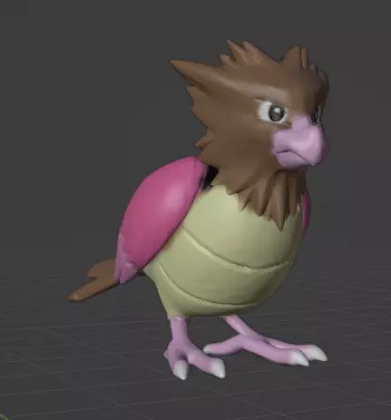 Spearow  3D print model_0