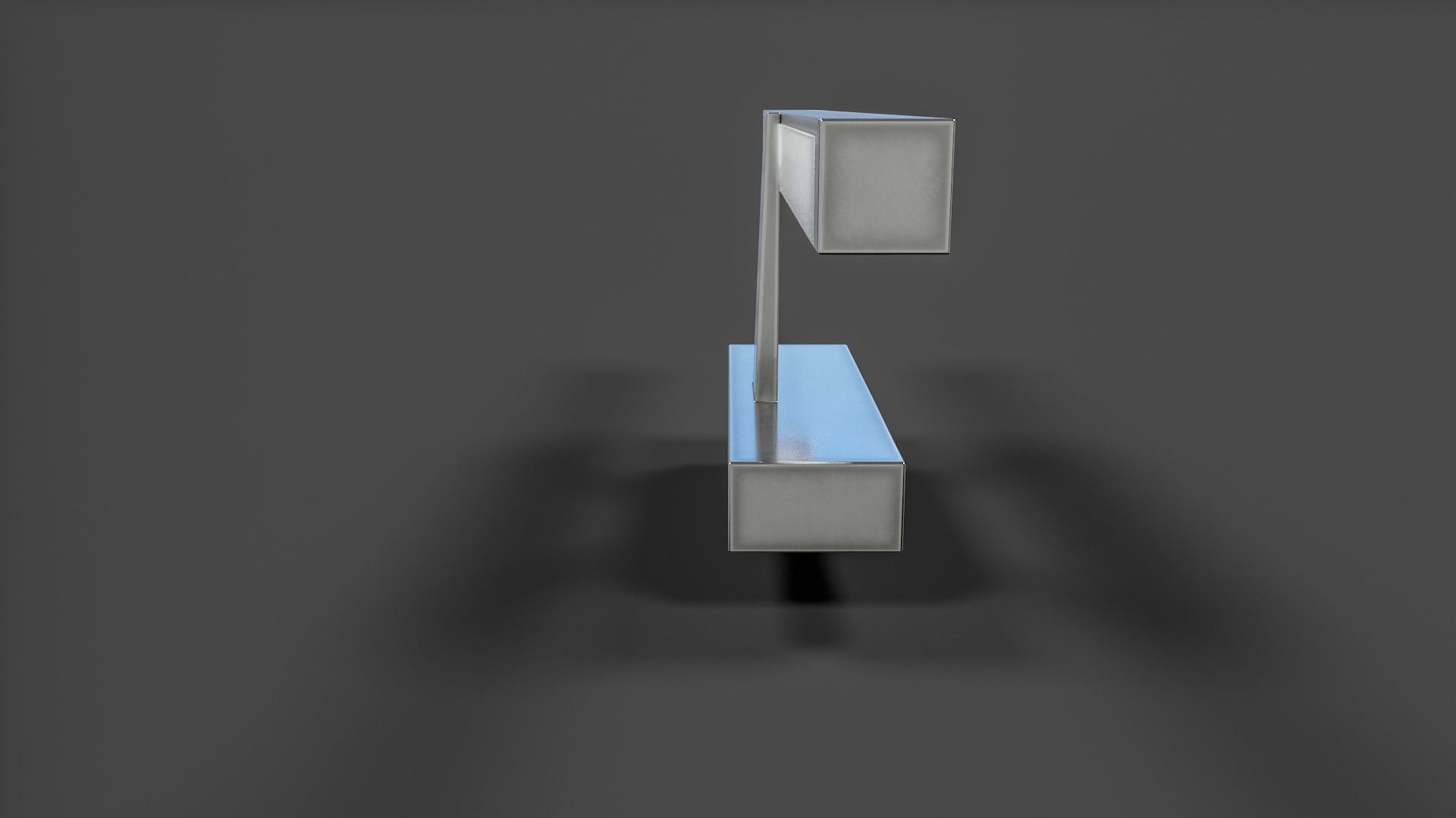 Bathroom Wall Light V02 - Low Poly Low-poly 3D model_13