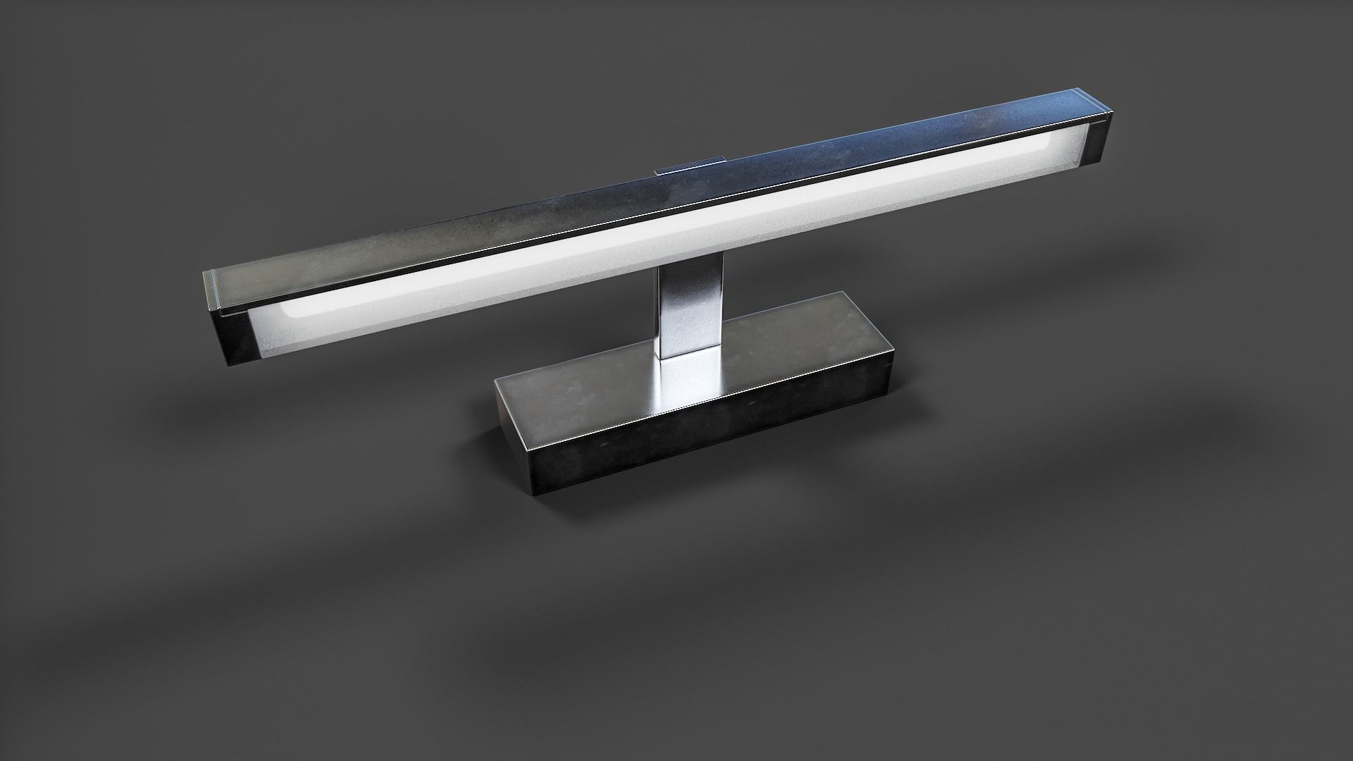 Bathroom Wall Light V02 - Low Poly Low-poly 3D model_4