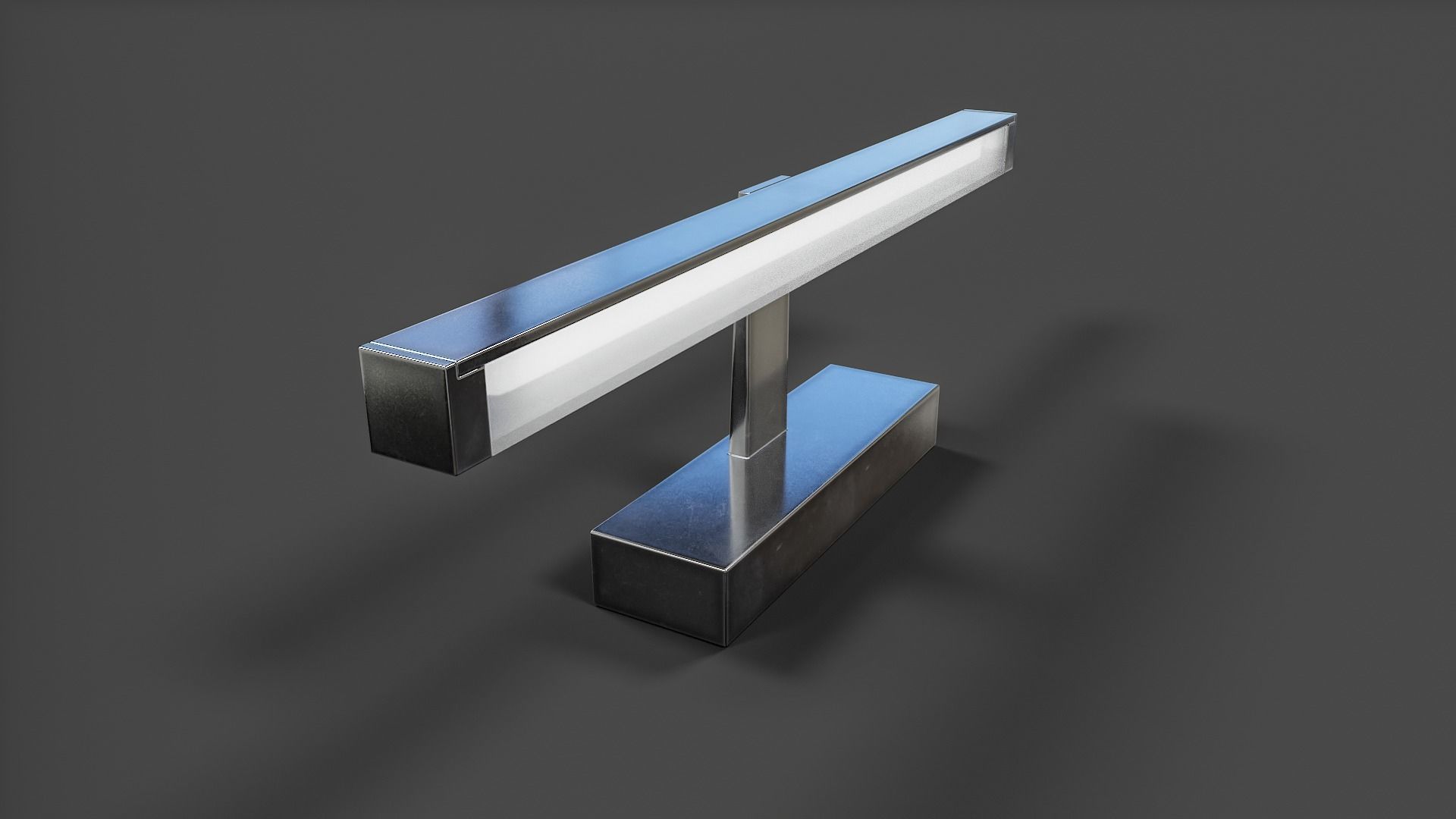 Bathroom Wall Light V02 - Low Poly Low-poly 3D model_9