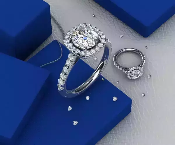 3D cad file ready to print  Engagement ring