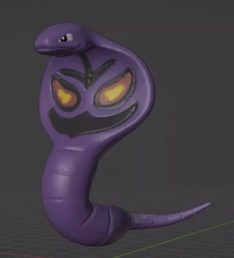Arbok  3D print model_0