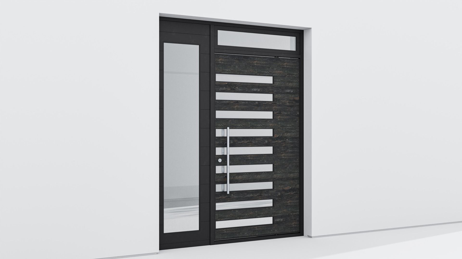 Aluminium door 225 3D model_3