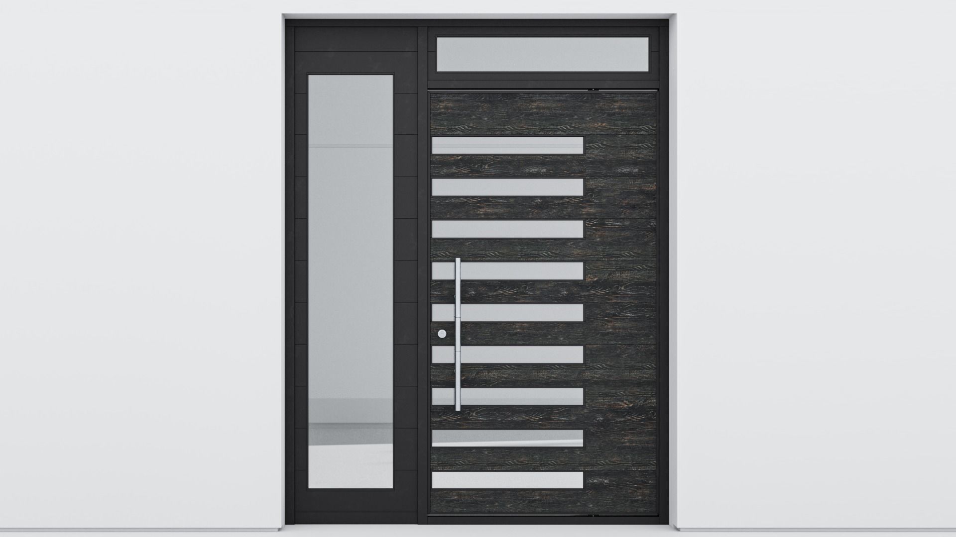 Aluminium door 225 3D model_1