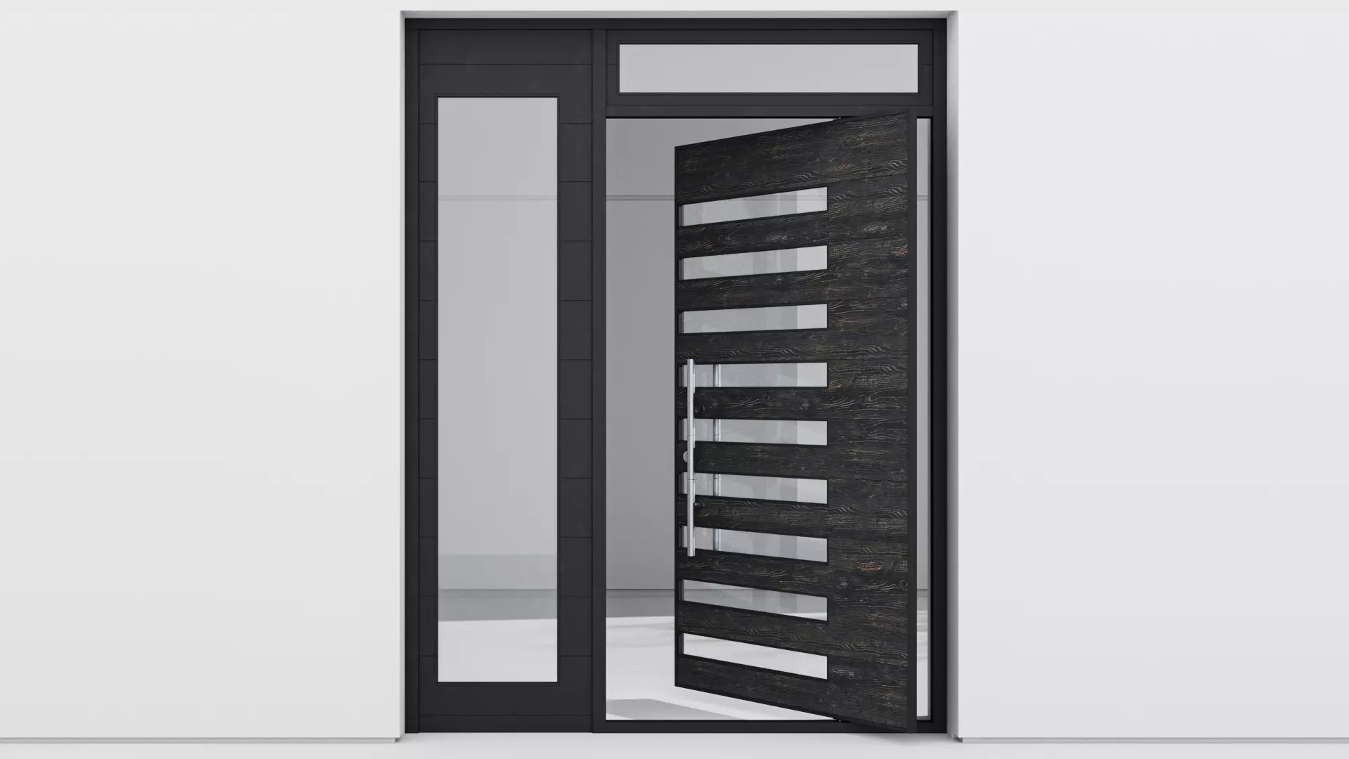Aluminium door 225 3D model_0