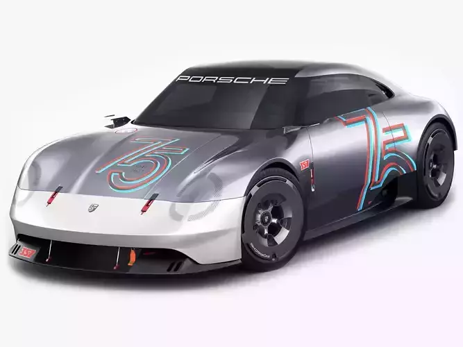 Porsche 357 Vision Concept 2023 3D model