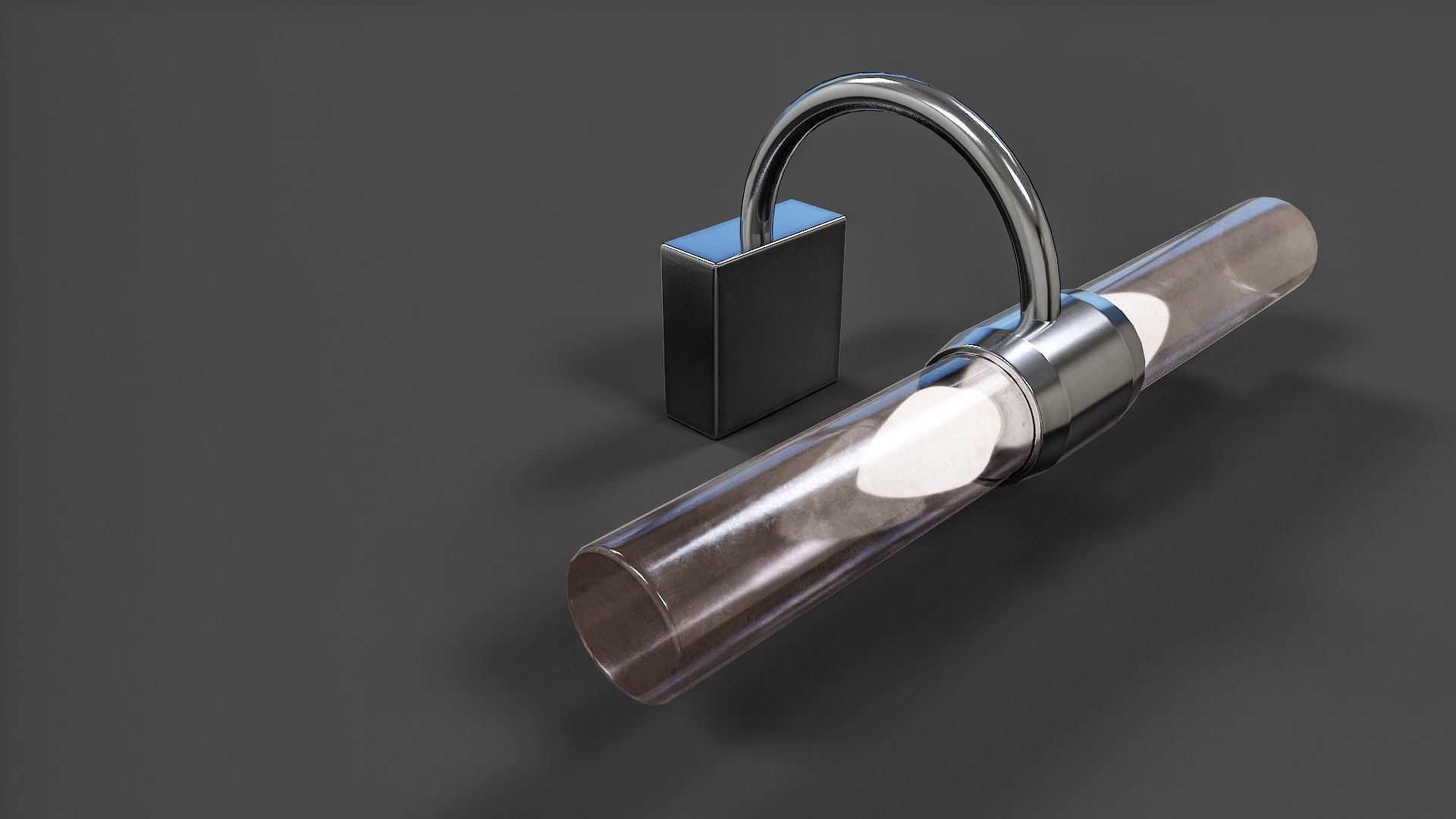 Mirror Light - Low Poly Low-poly 3D model_7