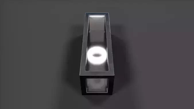Wall Light V01 - Low Poly Low-poly 3D model