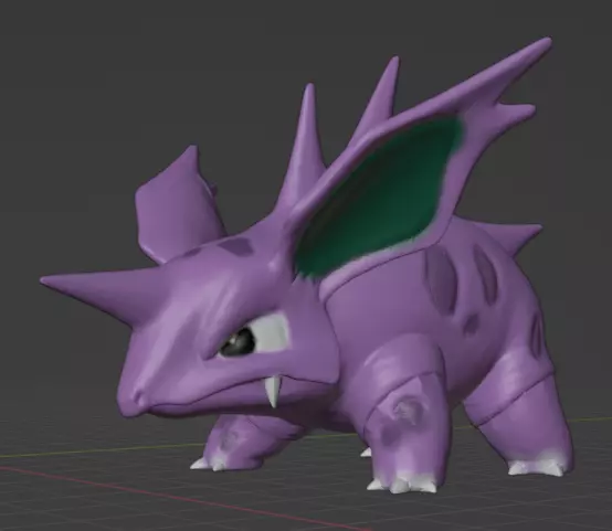 Nidorino  3D print model_0