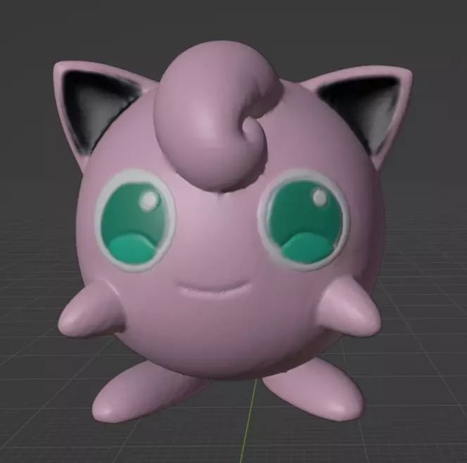 Jigglypuff 3D print model_0