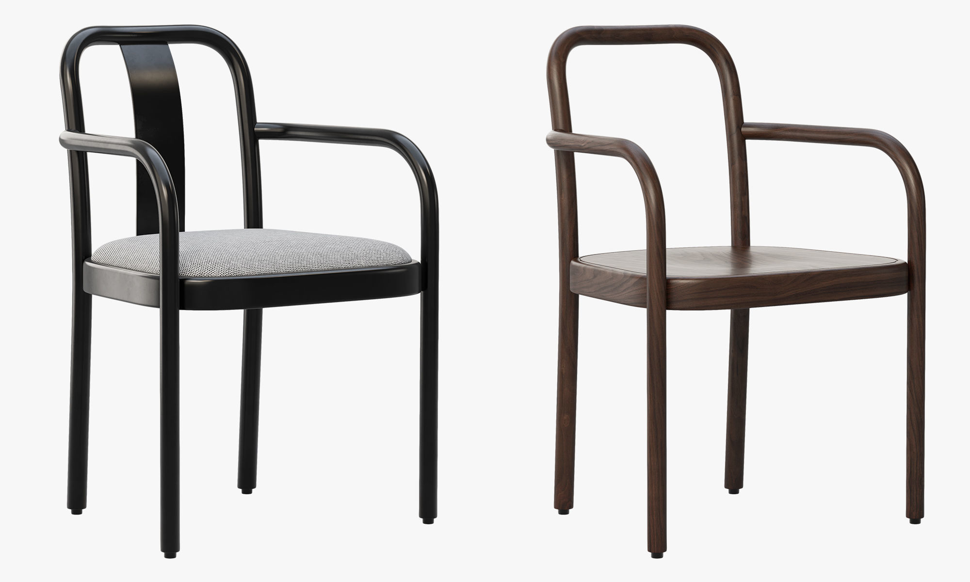 Sigiloo chairs by Michael Anastassiades 2 options 3D model_4