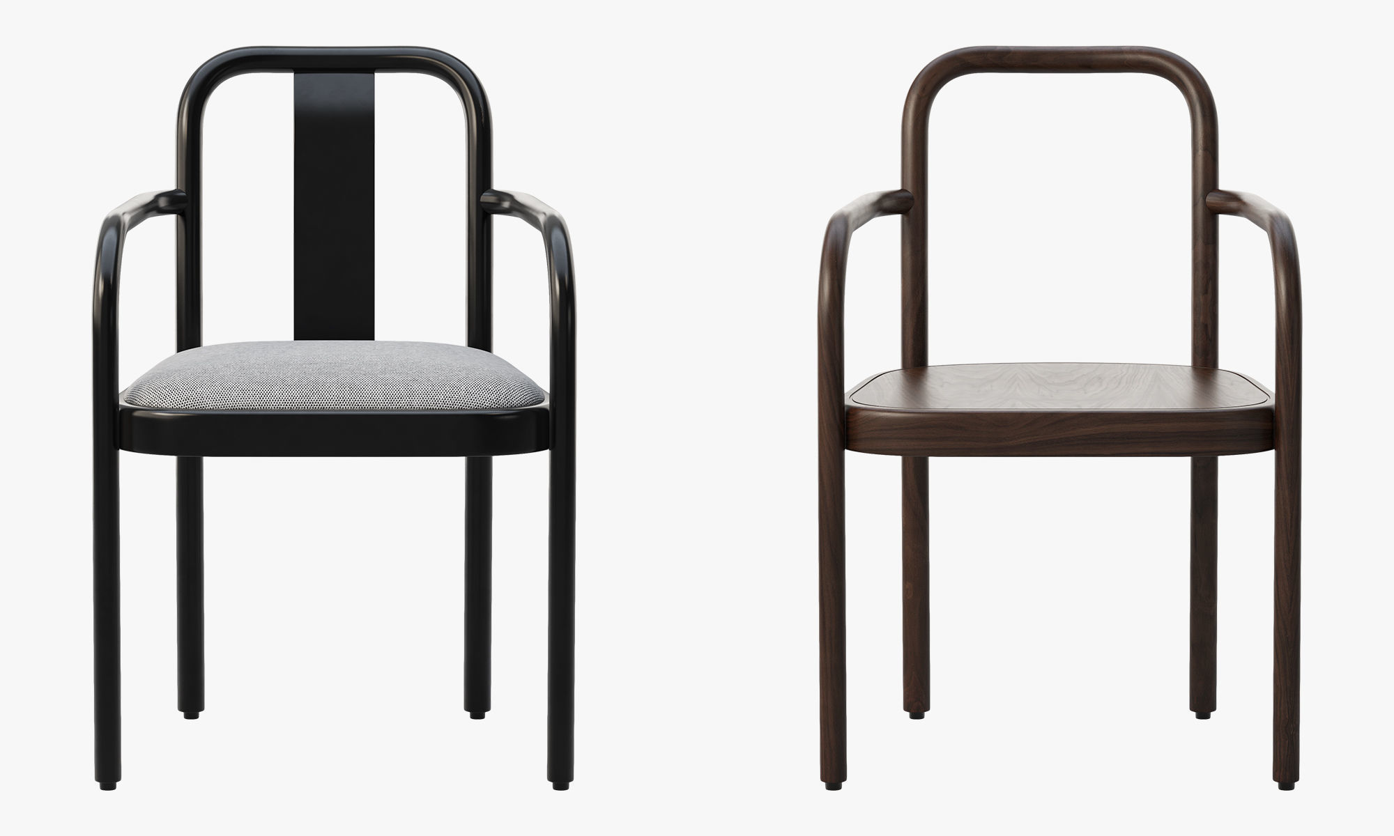 Sigiloo chairs by Michael Anastassiades 2 options 3D model_3