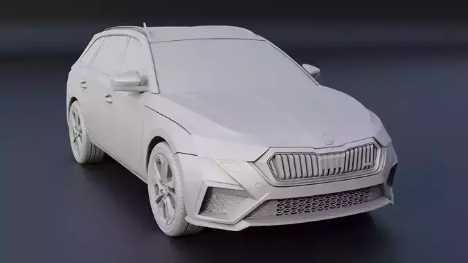  Skoda Octavia IV Combi RS STL for 3D PRINTING 3D print model