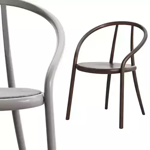 Gustav chairs by Gordon Guillaumier 3 options 3D model