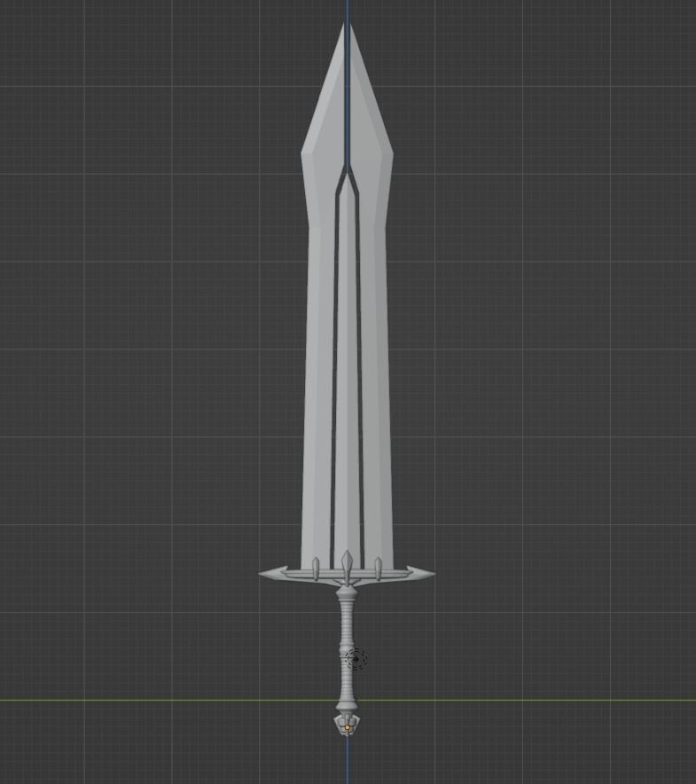 Great Sword Free 3D model_4