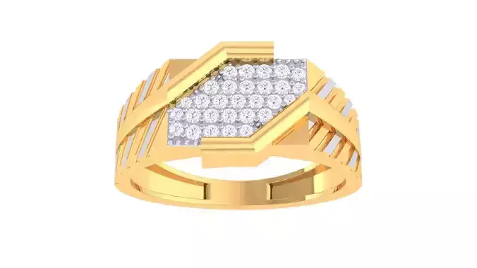 Gents Ring - 124 3D print model