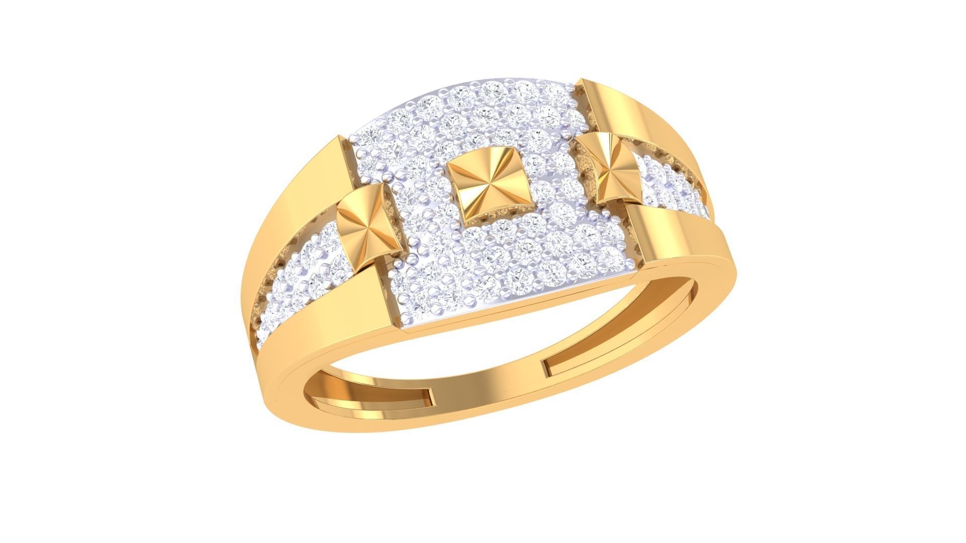 Gents ring - 104 3D print model_1