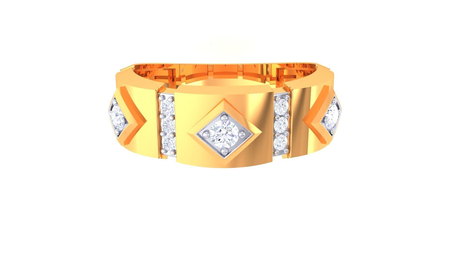 Gents ring - 5 3D print model_2