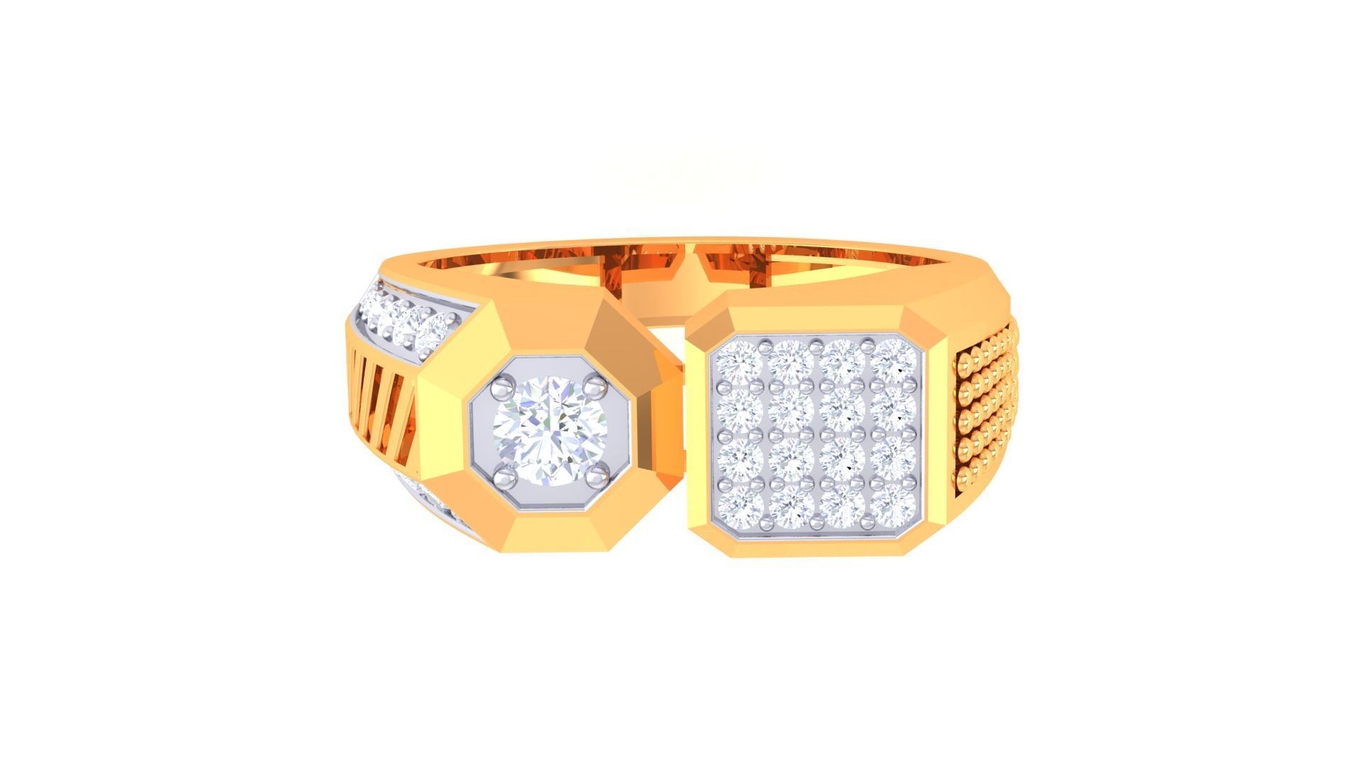 Gents ring - 40 3D print model_2