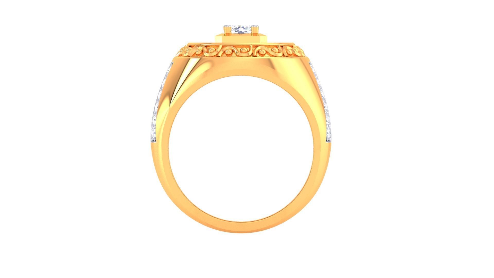 Gents ring - 34 3D print model_3