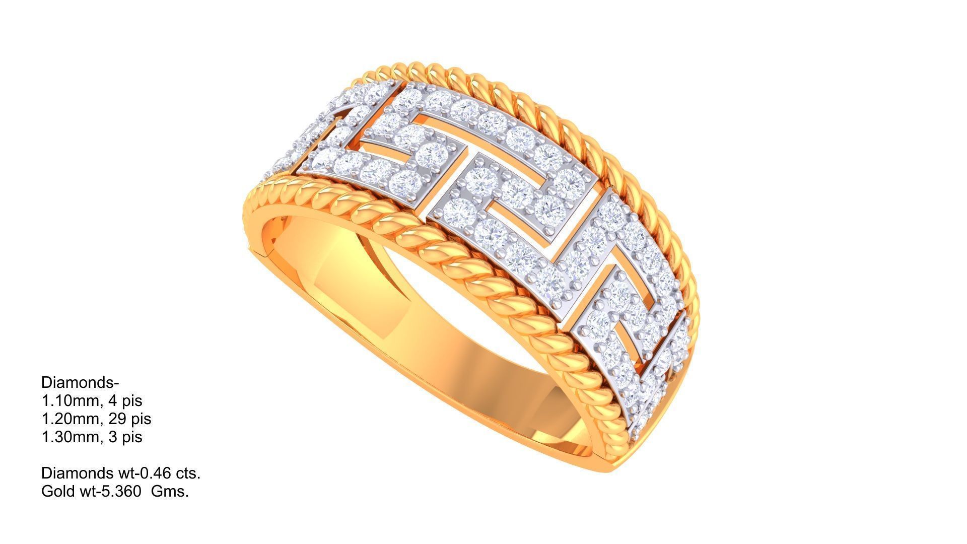 Gents ring - 27 3D print model_1