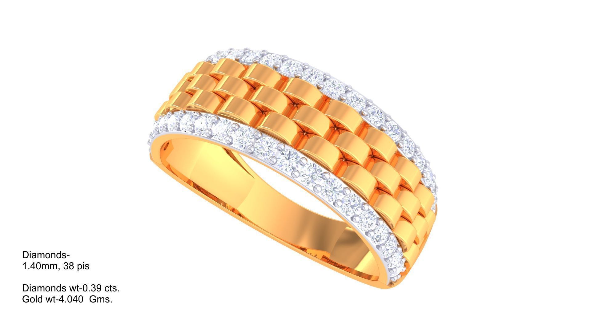 Gents ring - 26 3D print model_1