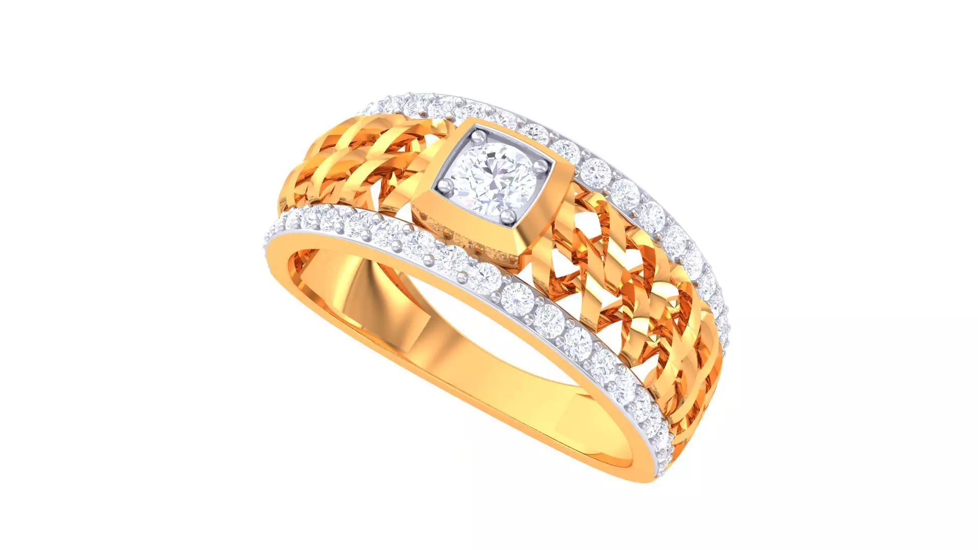 Gents ring - 24 3D print model_0