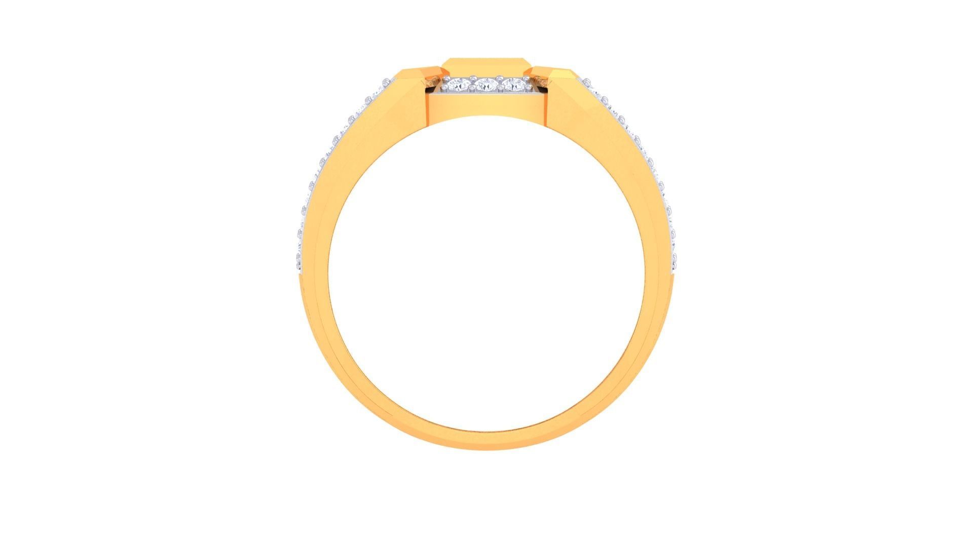 Gents ring - 19 3D print model_3