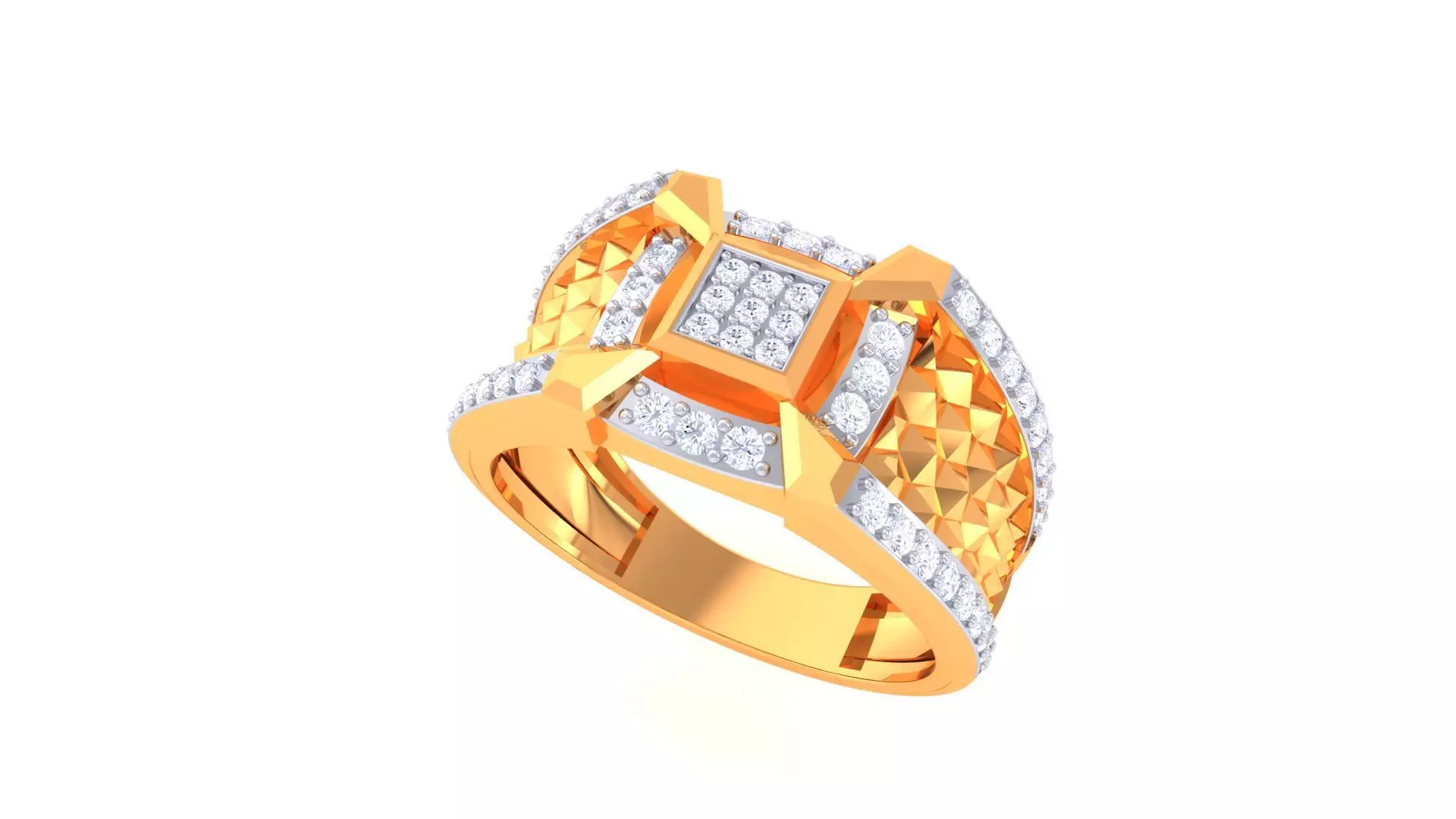 Gents ring - 19 3D print model_0