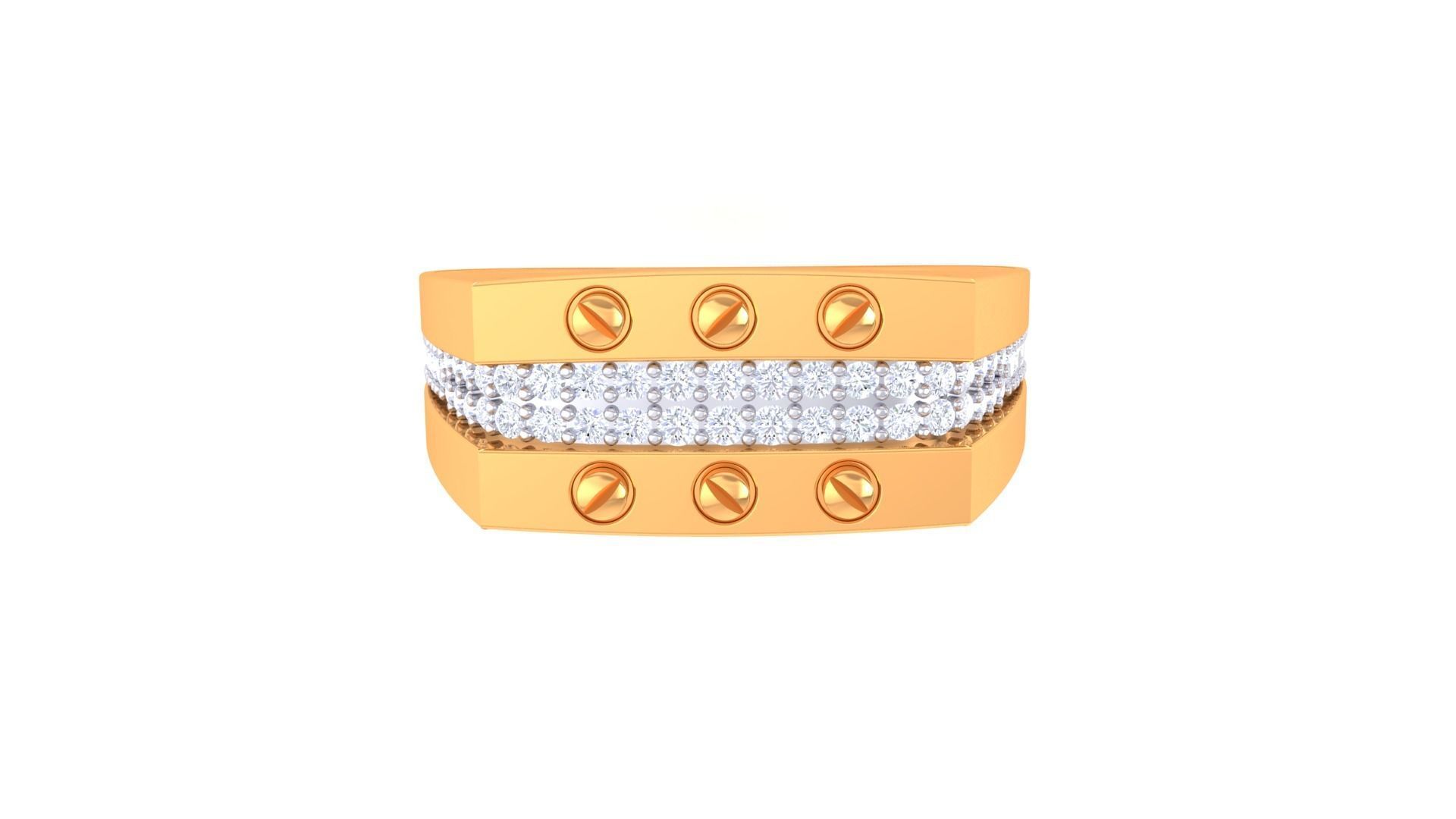 Gents ring - 1 3D print model_2