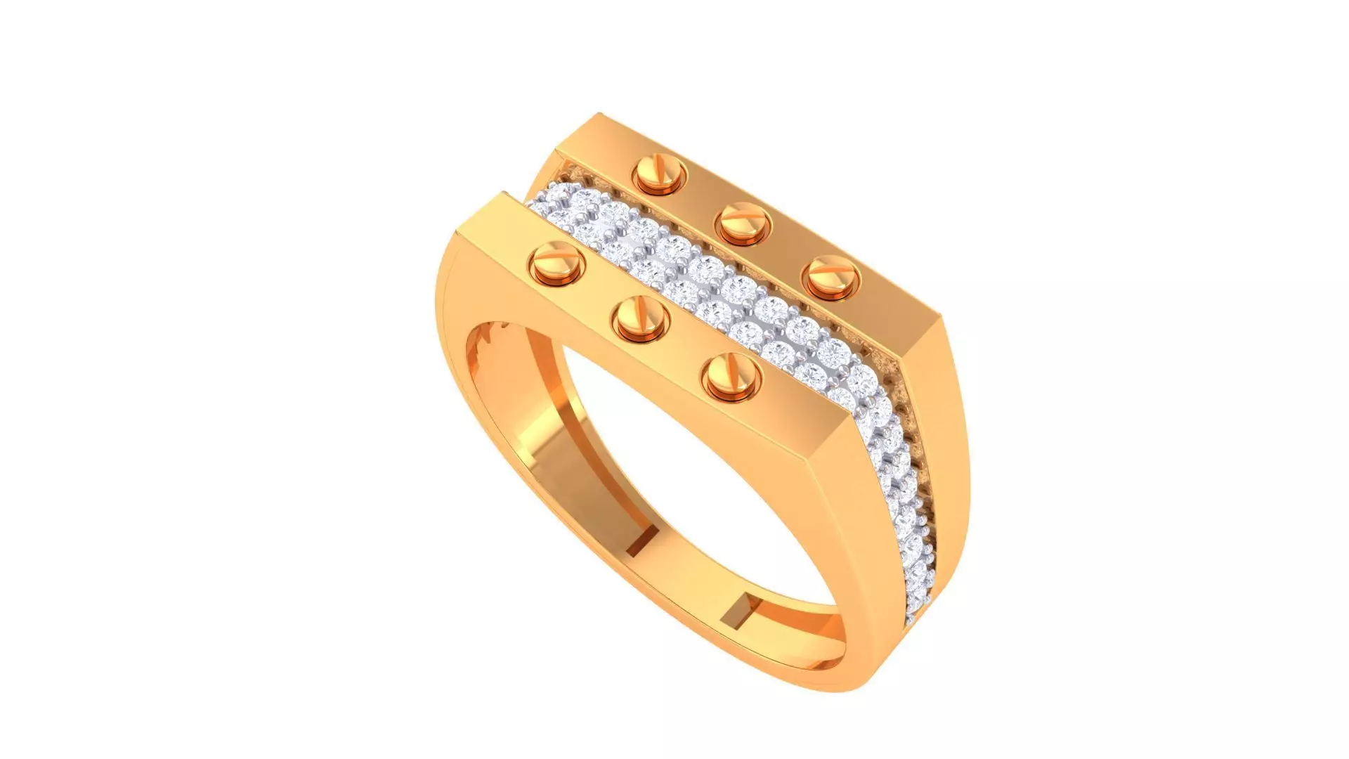 Gents ring - 1 3D print model_0