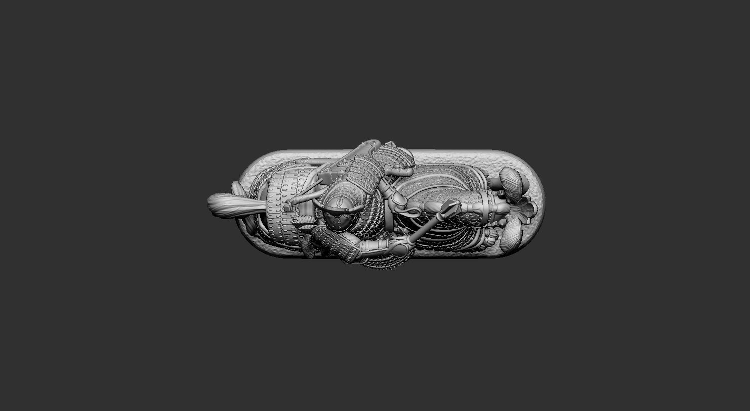 mongolian rider 1 3D print model_22