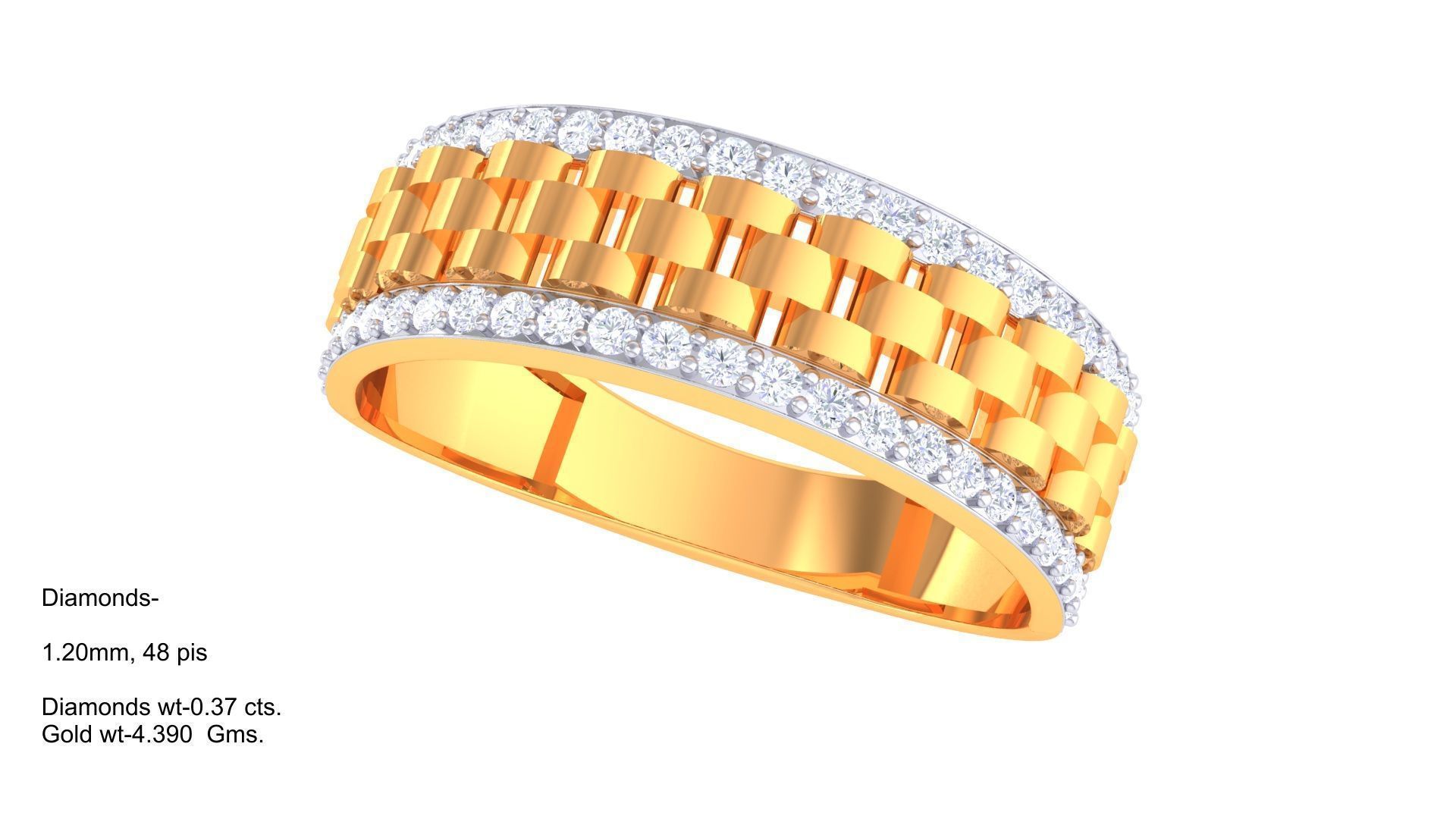 Gents ring - 9 3D print model_1