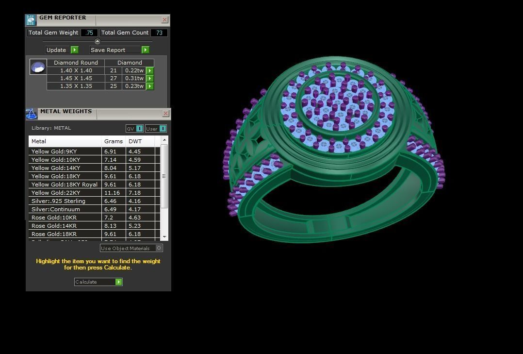 Gents ring - 78 3D print model_1