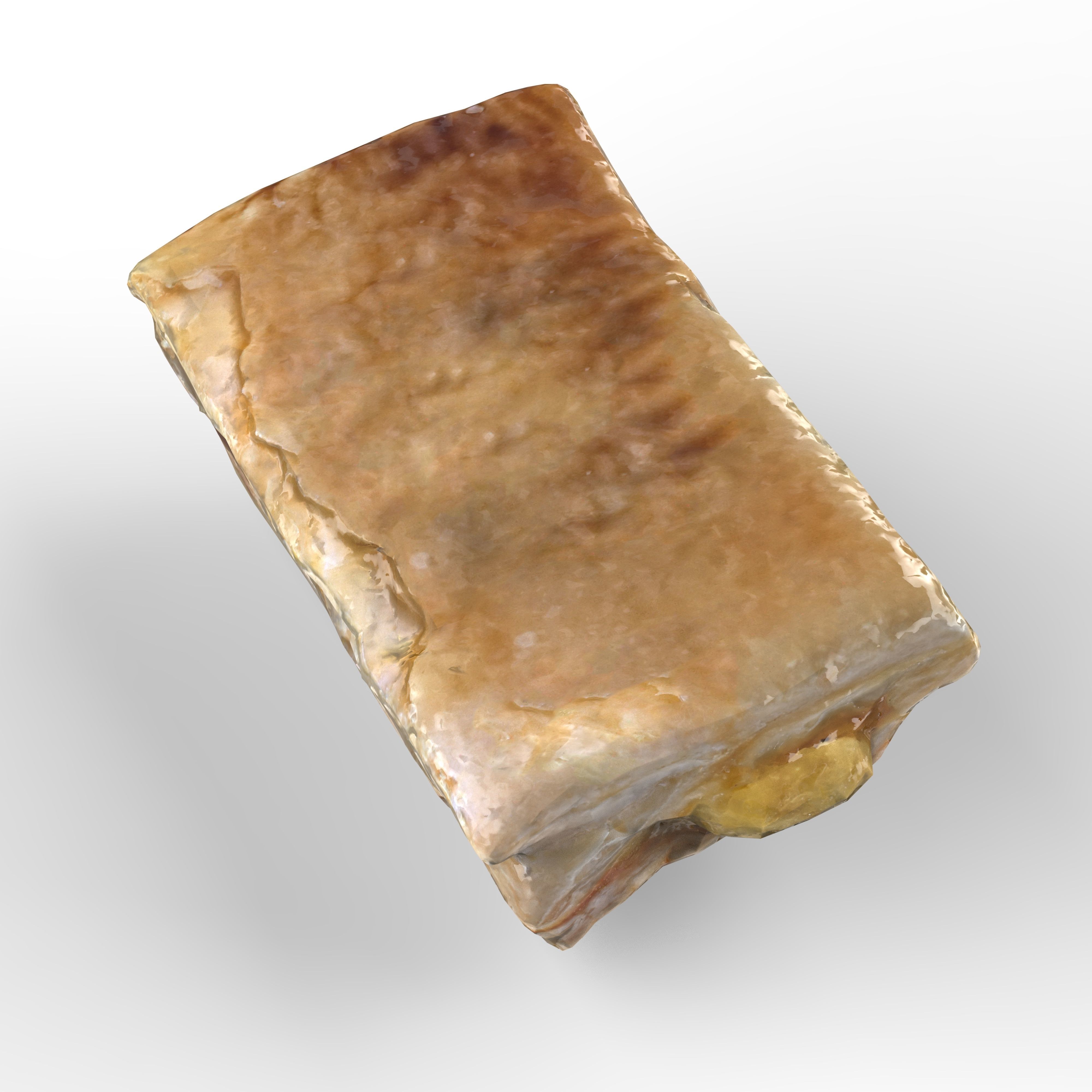 Pineapple Pie Stick Game Ready Low-poly 3D model_8