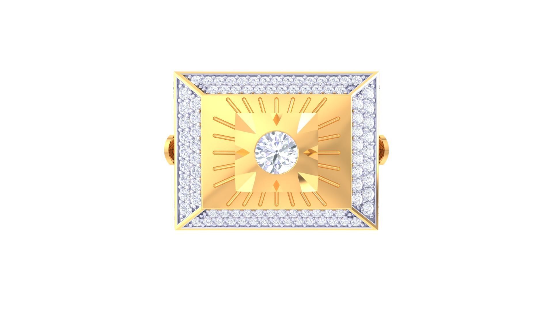 Gents ring - 66 3D print model_3