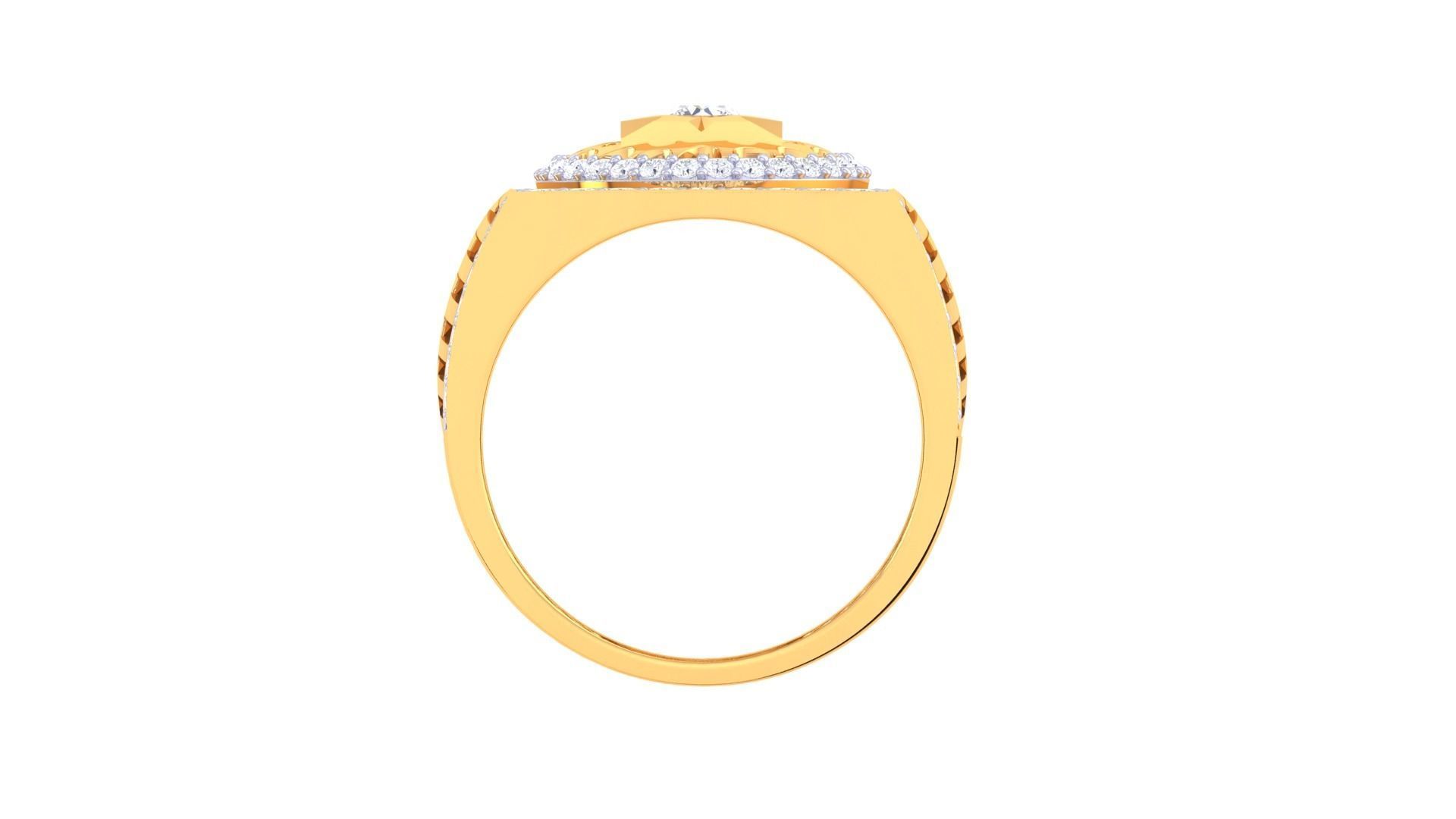 Gents ring - 65 3D print model_4