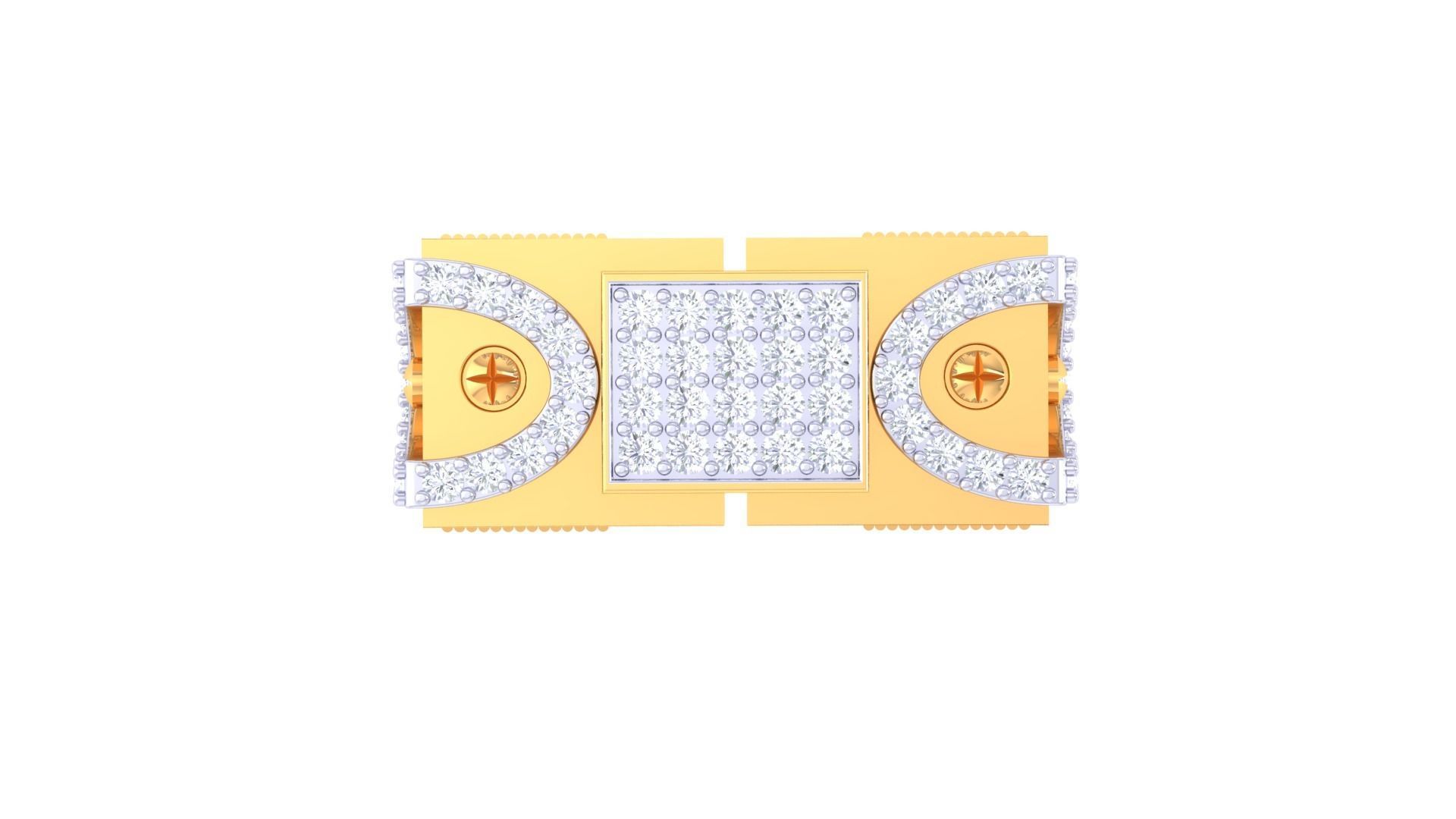 Gents ring - 61 3D print model_3