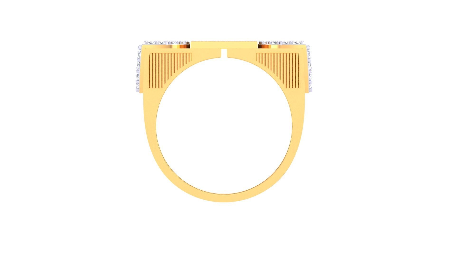 Gents ring - 61 3D print model_4