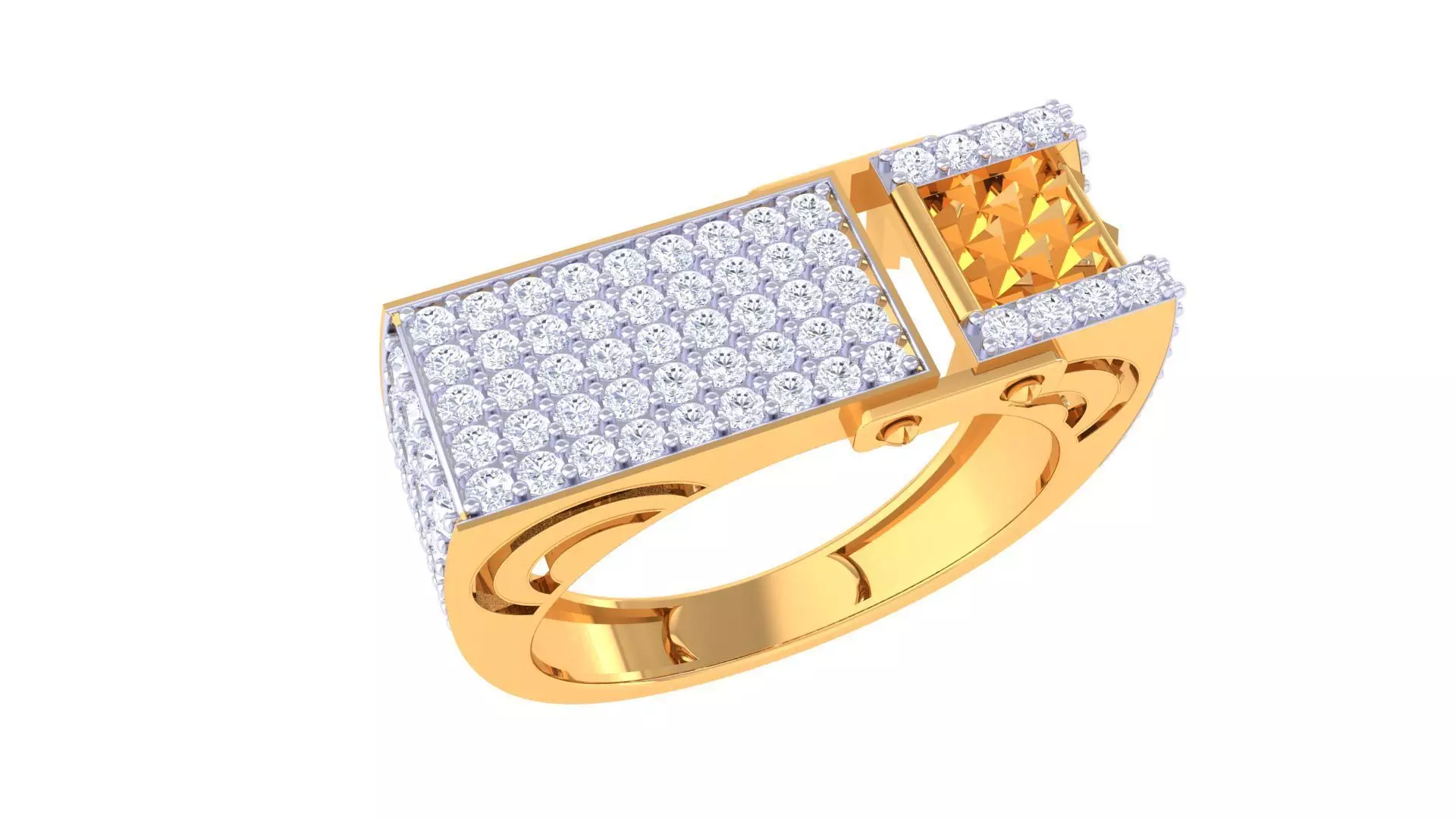 Gents ring - 59 3D print model_0