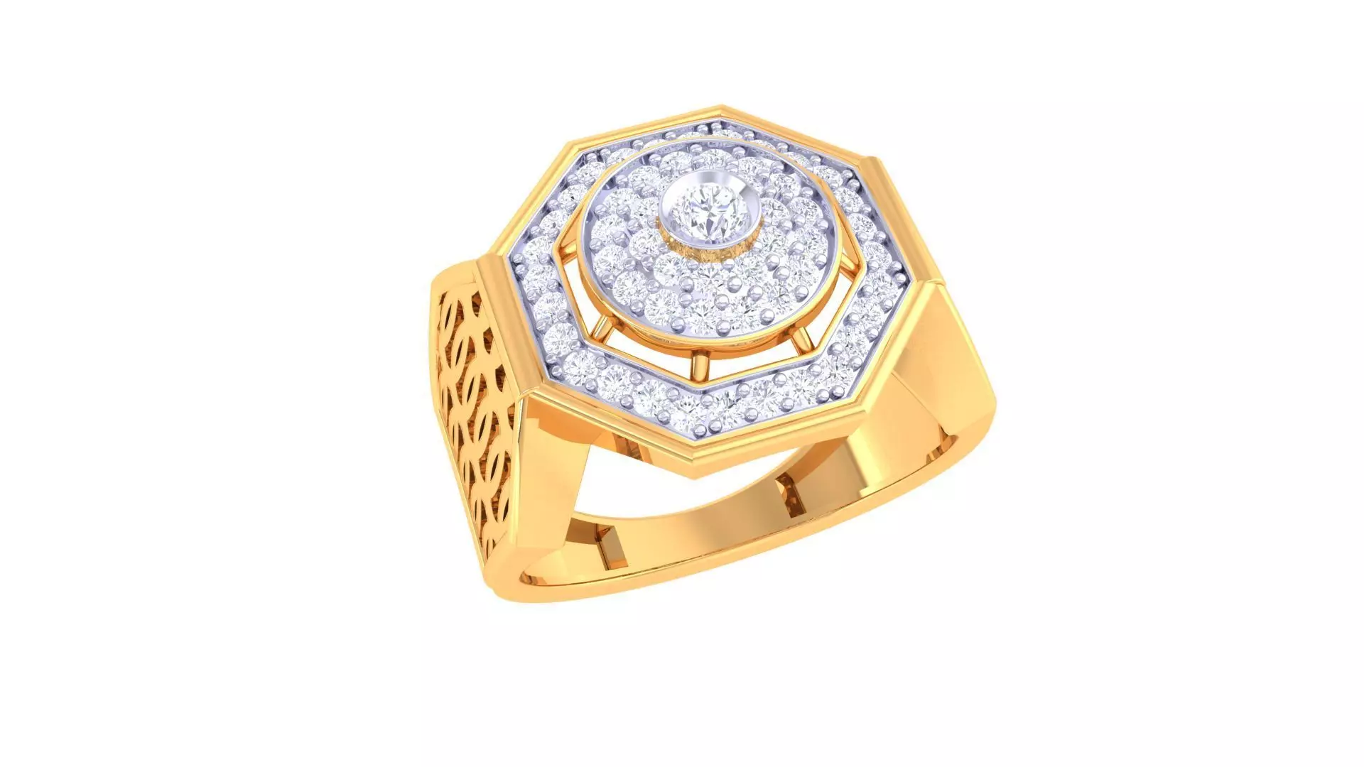 Gents ring - 53 3D print model_0