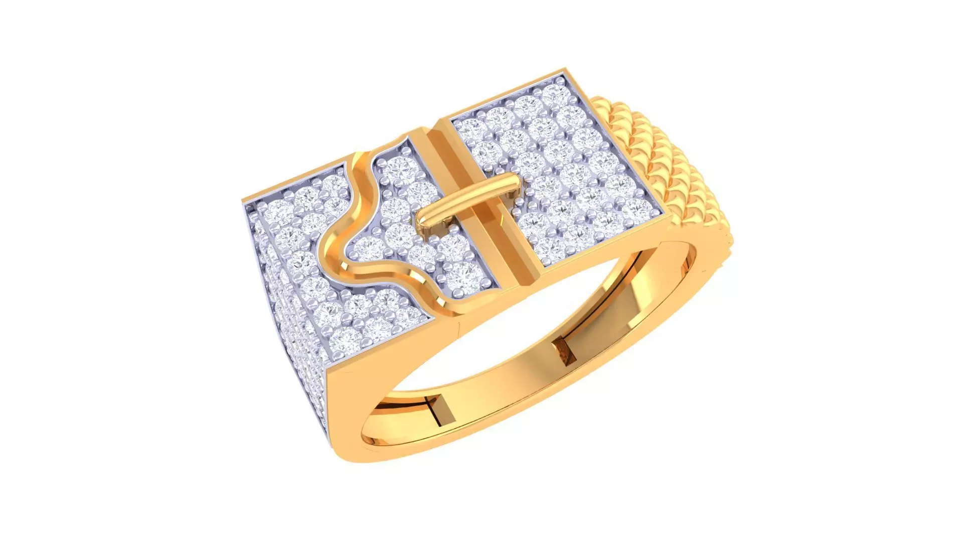 Gents ring - 46 3D print model_0