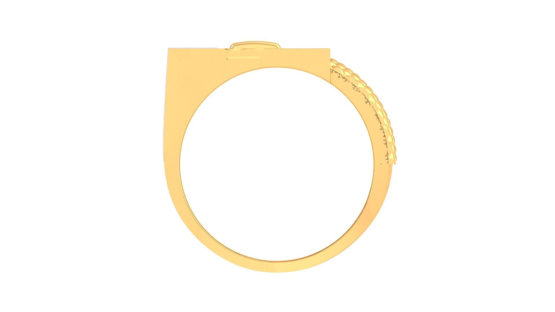 Gents ring - 46 3D print model_4