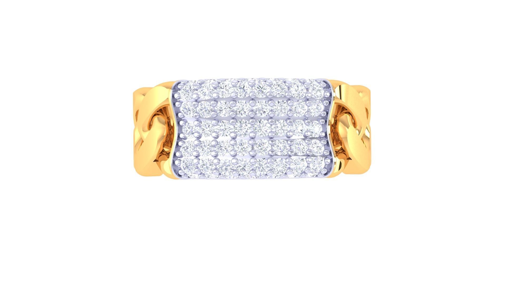 Gents ring - 45 3D print model_3