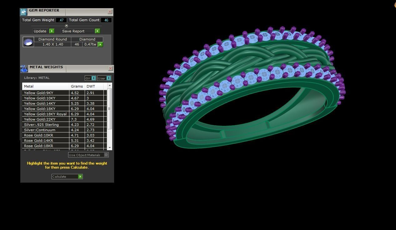 Gents ring - 35 3D print model_1