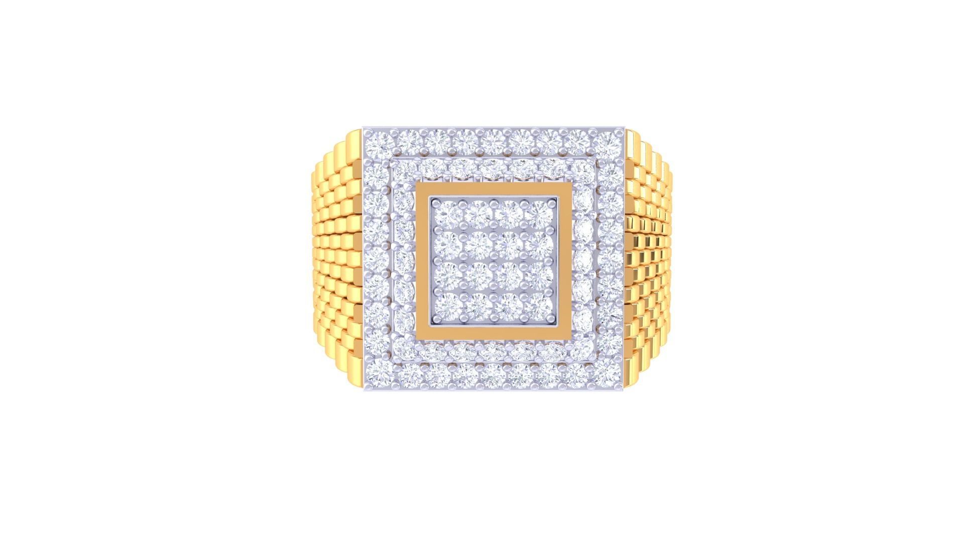 Gents ring - 12 3D print model_3