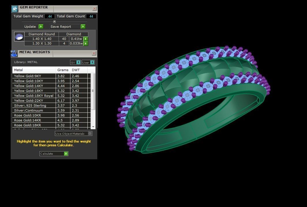 Gents Ring - 3 3D print model_1