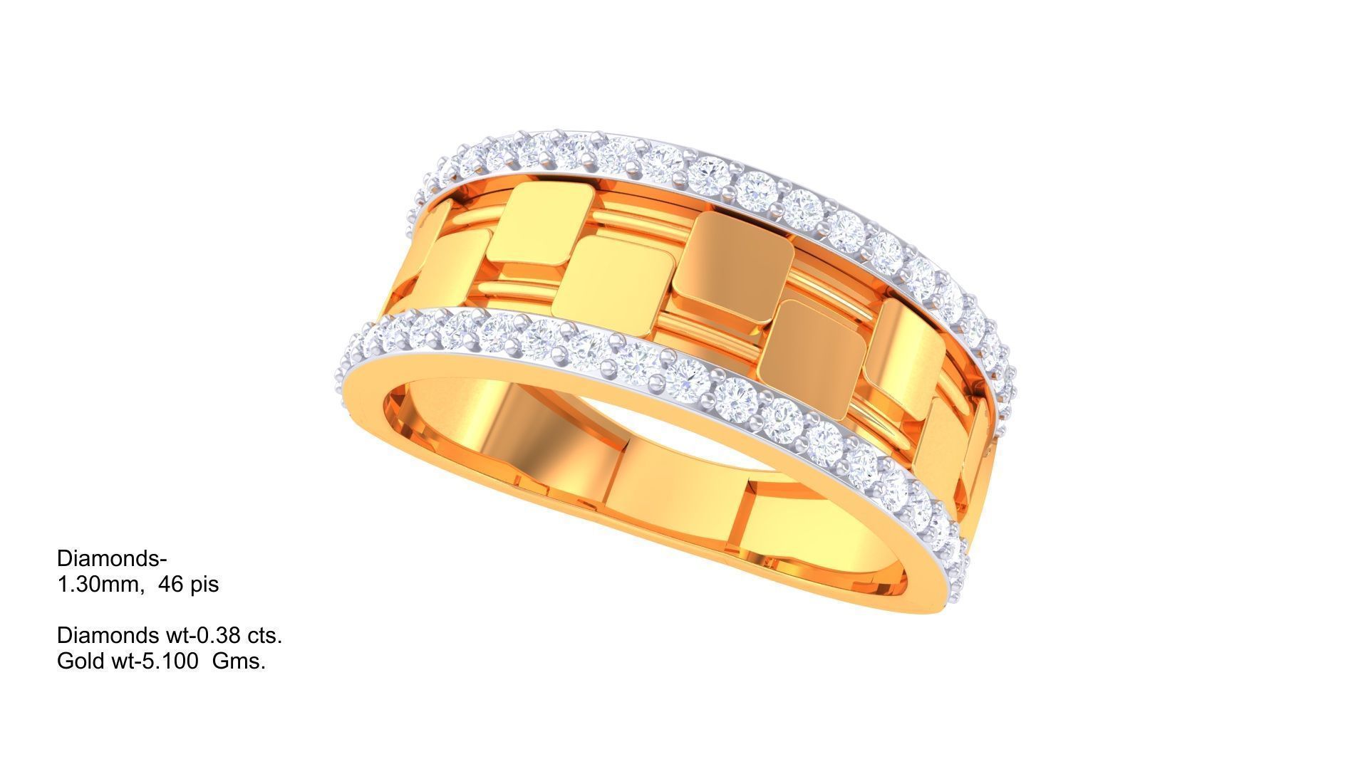 Gents Ring - 3 3D print model_2